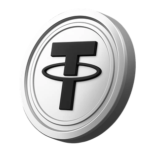 Tether USDT-kryptomynt plassert i en seksjon beregnet på å bygge tillit hos investorer