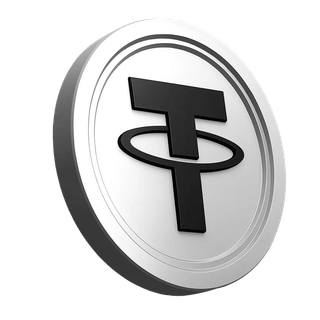 Tether USDT-myntenhet plassert i tillitsdelen av handelsfellesskapet